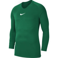 Nike Dri-FIT Park Sous-Maillot Manches Longues Vert Blanc