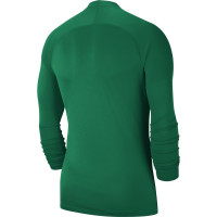 Nike Dri-FIT Park Sous-Maillot Manches Longues Vert Blanc