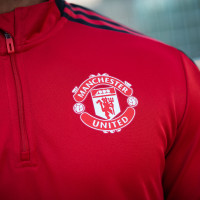 adidas Manchester United Drill Survêtement 2021-2022 Rouge Noir