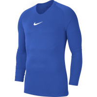 Nike Dri-FIT Park Sous-Maillot Manches Longues Bleu Blanc
