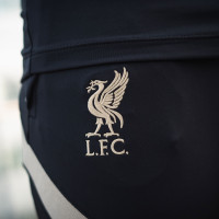 Nike Liverpool Strike Drill Trainingspak 2021-2022 Zwart Lichtgrijs Groen