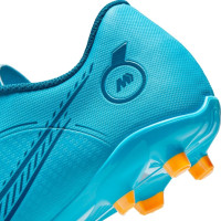 Nike Mercurial Vapor 14 Club Gazon Naturel Gazon Artificiel Chaussures de Foot (MG) Bleu Orange