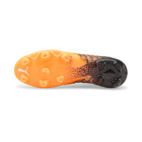 PUMA Future 1.3 Gazon Naturel Gazon Artificiel Chaussures de Foot (MG) Orange Noir