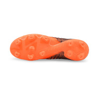 PUMA Future 2.3 Gazon Naturel / Gazon Artificiel Chaussures de Foot (MG) Orange Noir