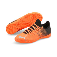 PUMA Future 4.3 Chaussures de Foot en Salle (IN) Enfants Orange Noir