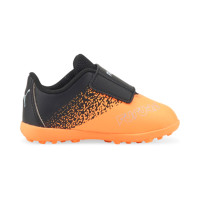 PUMA Future 4.3 Turf Chaussures de Foot (TF) Tout-Petits Orange Noir