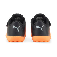 PUMA Future 4.3 Turf Chaussures de Foot (TF) Tout-Petits Orange Noir