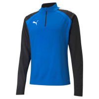 PUMA teamLIGA Haut d'Entraînement 1/4-Zip Bleu Noir