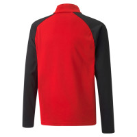 PUMA teamLIGA Haut d'Entraînement 1/4-Zip Enfants Rouge Noir