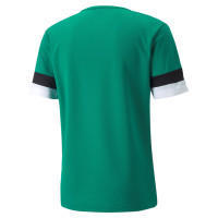 PUMA teamRISE Maillot de Foot Vert Noir Blanc