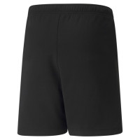 PUMA teamRISE Short Football Enfants Noir Blanc