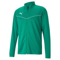 PUMA teamRISE Veste d'Entraînement Vert Blanc
