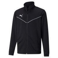 PUMA teamRISE Trainingsjack Kids Zwart Wit