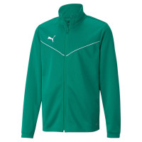 PUMA teamRISE Veste d'Entraînement Enfants Vert Blanc