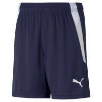 PUMA teamLIGA Voetbalbroekje Kids Donkerblauw Wit
