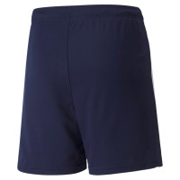 PUMA teamLIGA Voetbalbroekje Kids Donkerblauw Wit