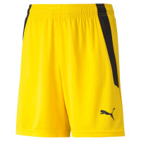PUMA teamLIGA Short Football Enfants Jaune Noir