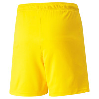 PUMA teamLIGA Short Football Enfants Jaune Noir