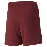 PUMA teamLIGA Short Football Enfants Bordeaux Blanc