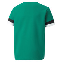 PUMA teamRISE Maillot de Football Enfants Vert Noir Blanc