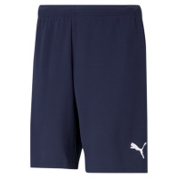PUMA teamRISE Short Football Bleu Foncé Blanc