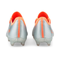 PUMA Ultra 3.4 Gazon Naturel / Gazon Artificiel Chaussures de Foot (MG) Argent Orange