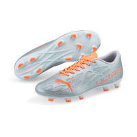 PUMA Ultra 4.4 Gras / Kunstgras Voetbalschoenen (MG) Zilver Oranje