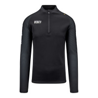 Haut d'entraînement Robey Performance 1/4-Zip pour enfant, noir
