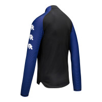 Robey Performance Haut d'Entraînement Half-Zip Noir Bleu Royal