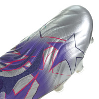 adidas Copa Sense+ Gazon Naturel Chaussures de Foot (FG) Mauve Blanc Argent