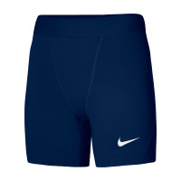 Pantalon coulissant Nike Pro Dri-Fit Strike pour femme bleu foncé blanc