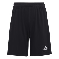 adidas Entrada 22 Voetbalbroekje Kids Zwart Wit