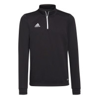 adidas Entrada 22 Haut d'Entraînement 1/4-Zip Enfants Noir Blanc