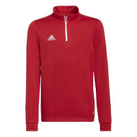 adidas Entrada 22 Trainingspak Kids Rood Zwart Wit