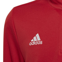 adidas Entrada 22 Trainingspak Kids Rood Zwart Wit