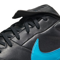 Nike Premier III Crampons Vissés Chaussures de Football (SG) Anti-Clog Noir Bleu Clair