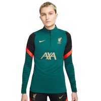 Nike Liverpool Strike Drill Survêtement 2021-2022 Femmes Vert Foncé Noir Rouge