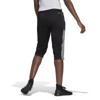 adidas Tiro 21 3/4 Broek Dames Zwart Wit