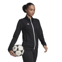 adidas Entrada 22 Full-Zip Trainingspak Dames Zwart Wit