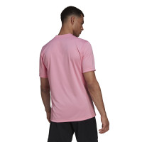 adidas Entrada 22 Graphic Voetbalshirt Roze Zwart
