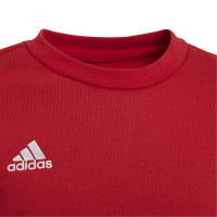 adidas Entrada 22 Survêtement Sweat-Shirt Enfants Rouge Noir