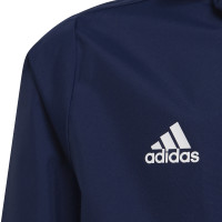 adidas Entrada 22 All-Weather Jas Kids Donkerblauw Wit