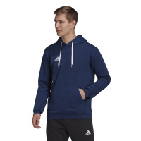 adidas Entrada 22 Sweat Survêtement à Capuche Bleu Foncé Blanc