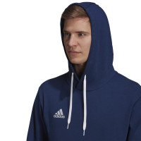 adidas Entrada 22 Sweat Survêtement à Capuche Bleu Foncé Blanc