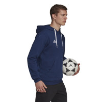 adidas Entrada 22 Sweat Survêtement à Capuche Bleu Foncé Blanc