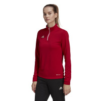 adidas Entrada 22 Trainingstrui 1/4-Zip Dames Rood Wit
