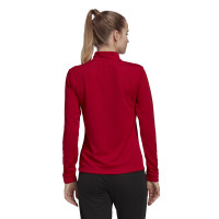 adidas Entrada 22 Trainingstrui 1/4-Zip Dames Rood Wit