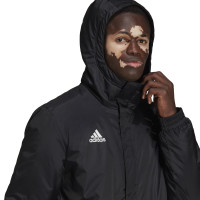 adidas Entrada 22 Stadium Jas Zwart Wit