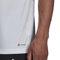 adidas Entrada 22 Polo Wit Zwart
