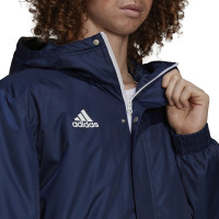 adidas Entrada 22 Stadium Veste Bleu Foncé Blanc